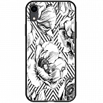 Чехол для Apple iPhone XR Deppa Glass Case (белый)