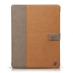 Кожаный чехол для Apple iPad 2\3\4 Zenus Masstige E-note Diary Series (brown)