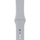Умные часы Apple Watch Series 3, 38мм, корпус из серебристого алюминия, спортивный ремешок дымчатого цвета (серебристый) MQKU2