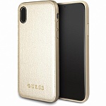 Чехол Guess для Apple iPhone X Iridescent Hard PU Gold