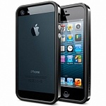 Бампер SGP Neo Hybrid EX Vivid для iPhone 5, 5s (черный)