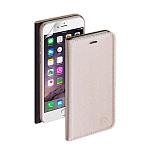 Чехол и защитная пленка для Apple iPhone 6 Plus Deppa Wallet Cover PU магнит золотой