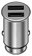 Автомобильное зарядное устройство USB выход Rock Space Metal Mini Car Charger 4.8A (silver)