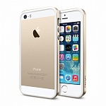 Бампер SGP iPhone 5S/5 Case Neo Hybrid EX Slim Metal gold