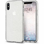 Чехол Spigen Liquid Crystal Glitter для iPhone X/Xs (прозрачный)