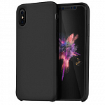 Чехол Hoco Pure Series Silicon Case для Apple iPhone X\XS черный