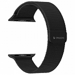 Ремешок металлический Deppa Band Mesh для Apple Watch 38/40 mm (черный)