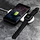 Беспроводное зарядное устройство COTEetCI 2 в 1 Fast Charging Wireless Charger for Smartphones & Apple Watch (белое)