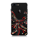 Чехол для Apple iPhone 7 Plus Swarovski Kingxbar Phoenix Черный