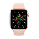 Умные часы Apple Watch Series SE 44mm (корпус из алюминия золотого цвета, спортивный ремешок цвета «розовый песок») 