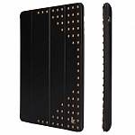 Jison Case Premium Leather кожаный чехол с медными заклепками для iPad 2\3\4 (черный)