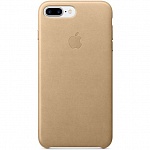 Чехол Apple Leather Case для iPhone 7 Plus (Tan) MMYL2ZM\A