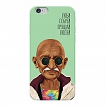 Чехол для Apple iPhone 6/6S Deppa Hipstory Махатма Ганди