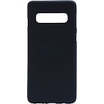 Чехол Silicone Case для Samsung Galaxy S10 Plus (черный)