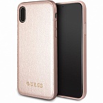 Чехол Guess для iPhone X Iridescent Hard PU Rose Gold