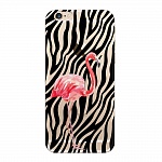 Чехол и защитная пленка для Apple iPhone 6 Deppa Art Case Jungle фламинго