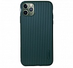 Силиконовый чехол Cherry Case для Apple iPhone 11 Pro Max (темно-зеленый)