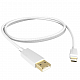 Кабель передачи данных Rock Lightning to USB MFI 1,2 м для iPhone 5\6, iPad mini, iPad Air, iPad 4 (белый)