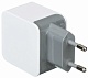 Сетевое зарядное устройство EnergEA Ampcharge, 2 USB, 3.4A, Lightning MFI White