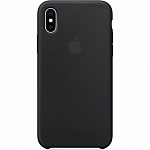 Силиконовый чехол для iPhone X Silicone Case (черный)