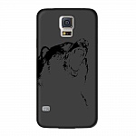 Чехол и защитная пленка для Samsung Galaxy S5 Deppa Art Case Black медведь