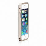 Алюминиевый защитный бампер Just Mobile AluFrame для iPhone 5\5S золотой
