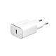 Сетевое зарядное устройство Deppa USB Type-C Power Delivery 18 Вт (белый)