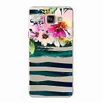 Чехол для Samsung Galaxy A5 (2016) Deppa Art Case Flowers Акварель