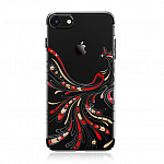 Чехол для Apple iPhone 7 Swarovski Kingxbar Phoenix Черный