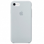 Силиконовый чехол для iPhone 7/iPhone 8 Silicone Case (дымчато-голубой)