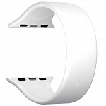 Силиконовый моно-ремешок Lyambda Atria для Apple Watch 42mm\44mm (белый)