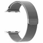 Ремешок металлический Deppa Band Mesh для Apple Watch 38/40 mm (серебристый)