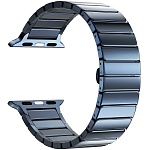 Ремешок из нержавеющей стали для Apple Watch 42/44/45 mm LYAMBDA CANOPUS DS-APG-05-44-DB Dark Blue