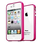Бампер SGP Linear EX Color Series для iPhone (ярко розовый)