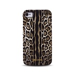 Чехол для iPhone 4/4s Puro Leopard Cover коричневый