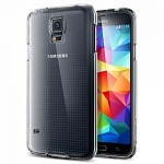 Чехол для Samsung Galaxy S5 i9600 SGP Spigen Ultra Fit Shell кристальный