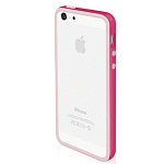 Бампер для iPhone 5, 5s Macally розовый