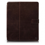 Кожаный чехол для Apple iPad 2\3\4 Zenus Masstige Block Folio (black chocolate)