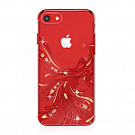 Чехол для Apple iPhone 7 Swarovski Kingxbar Phoenix Красный