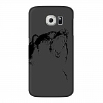 Чехол и защитная пленка для Samsung Galaxy S6 Deppa Art Case Black медведь