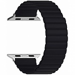 Силиконовый ремешок Lyambda ACRUX для Apple Watch 42mm\44mm\45mm (черный)