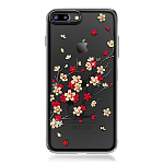Чехол для Apple iPhone 7 Plus Swarovski Kingxbar Sakura Черный