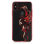 Чехол для Apple iPhone X Swarovski Kingxbar Phoenix Series Red