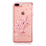 Чехол для Apple iPhone 7 Plus Swarovski Kingxbar Sakura Розовое золото