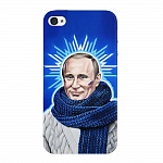 Чехол и защитная пленка для Apple iPhone 4/4S Deppa Art Case Person Путин звезда