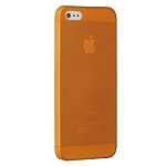 Чехол Ozaki O!coat 0.3 JELLY для iPhone 5 оранжевый