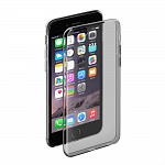 Чехол Gel Case и защитная пленка для Apple iPhone 6/6S Deppa черный-прозрачный