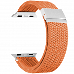 Плетеный нейлоновый ремешок для Apple Watch 42/44/45/49 mm LYAMBDA PLEIONE оранжевый