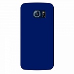 Чехол и защитная пленка для Samsung Galaxy S6 edge Deppa Sky Case 0.4 mm синий