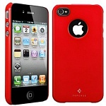 Чехол для iPhone 4\4S SGP Case Ultra Thin Air Pastel Series (красный)